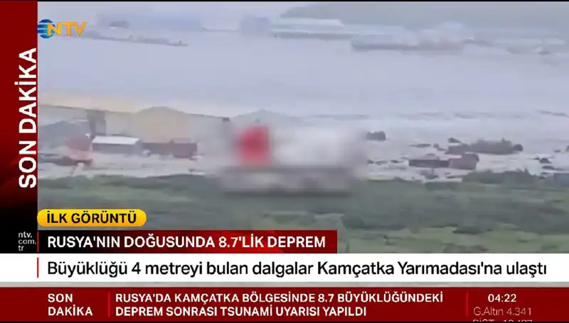 Kamçatka Kıyılarında Tsunami Uyarısı: İlk Dalgalar Gözlemlendi!