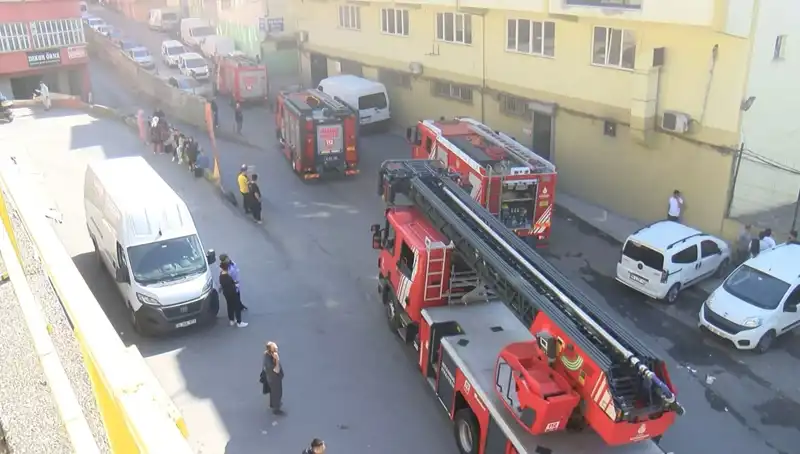 İstanbul'da Tekstil Atölyesinde Büyükk Yangın: Ekipler Olay Yerinde