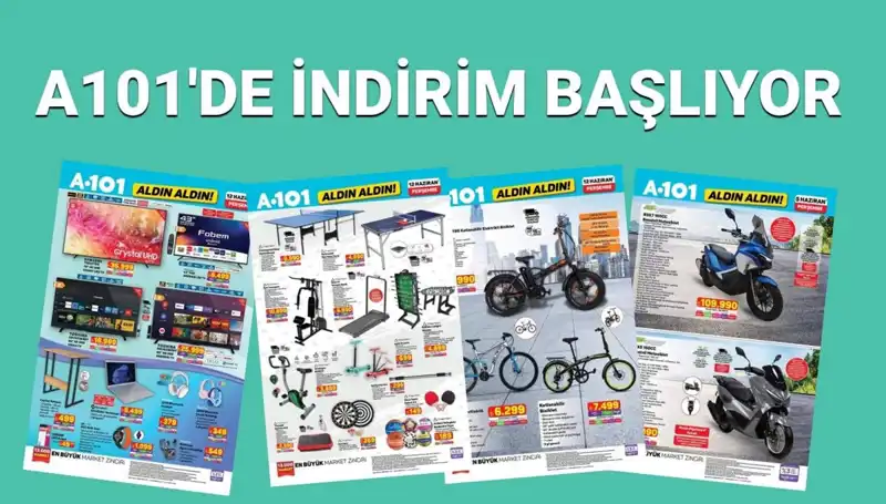 A101'de 12 Haziran Aktüel Kataloğu ile Yeni Ürünler Kapıda!
