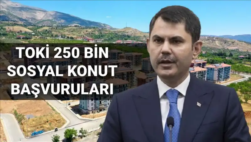 2025 Yılında TOKİ 250 Bin Sosyal Konut Başvuruları Başlıyor!
