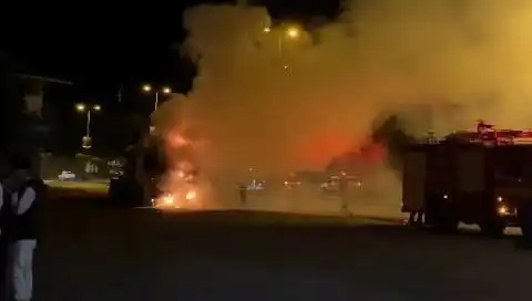 Zonguldak'ta Seyir Halindeki TIR’ın Alev Alması Korkuttu