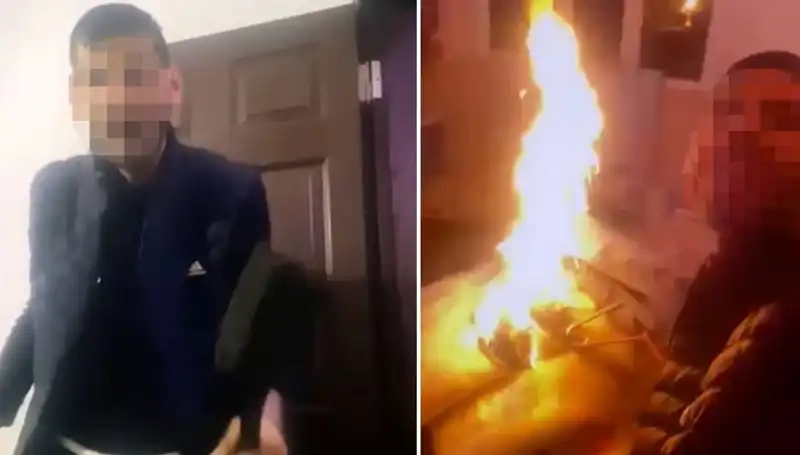 Annesiyle Yaşadığı Evi Ateşe Veren Genç Canlı Yayında Neler Yaşandı?