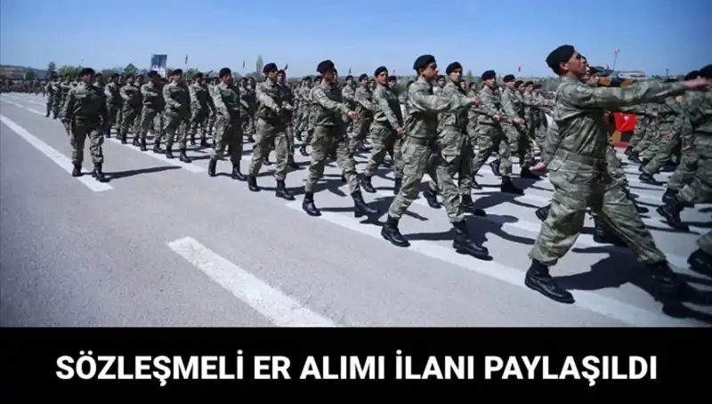 MSB Kara Kuvvetleri Komutanlığı Sözleşmeli Er Alımı ile Geleceğinizi Şekillendirin