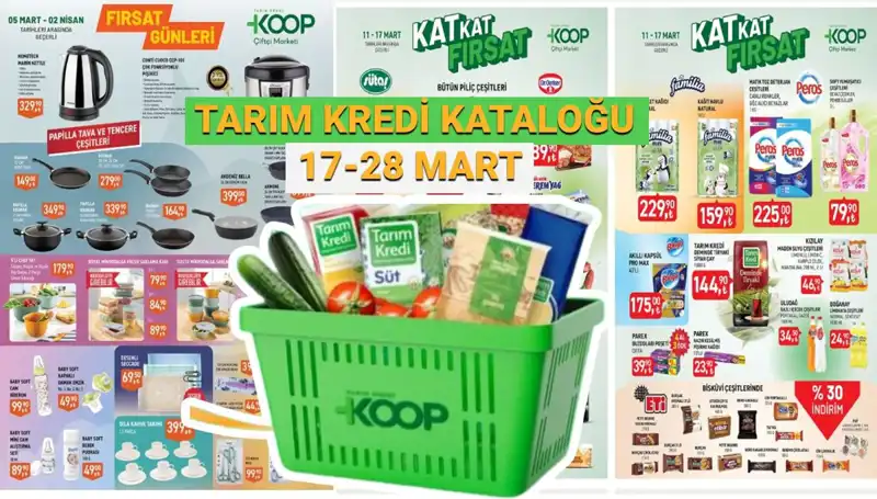 Tarım Kredi Kooperatif Marketleri'nde Mart Ayına Özel İndirimler