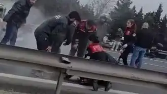 TEM Otoyolu'nda Zincirleme Kaza: Dördü Polis Beş Yaralı